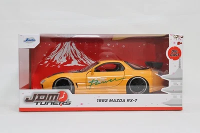 Jada Toys Scala 1:24 JDM TUNER Die-Cast Car 1993 Mazda RX-7 HKS Tuned NUOVO - Immagine 1 di 4