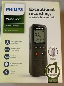 Philips Audio Recorder DVT1160 Voice Tracer With Batteries - Picture 1 of 2