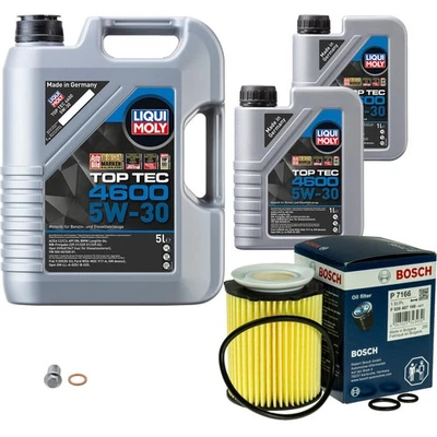 BOSCH Ölfilter 7 L Liqui Moly Top Tec 4600 5W-30 Öl für Mercedes-Benz B-Klasse - Bild 1 von 4