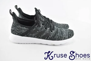 Adidas Women's Cloudfoam Pure Lace Up Sneakers - Black/White Select Size - Picture 1 of 11
