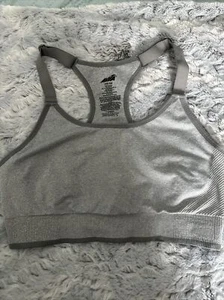Avia Gray Sports Bra Size 3XG-cooling Fabric-Wicking-Removable Pads-Comfort - Picture 1 of 3
