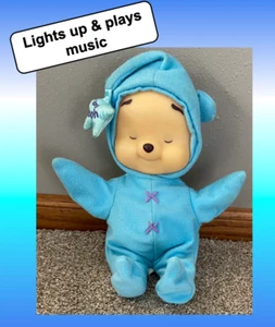 ❤️ Vintage 2002 Disney Dream Glow Pooh Musical Plush Baby Bear Toy Night Light - Picture 1 of 21