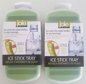 2 x JOIE Ice Stick Tray For Water Bottles Or Any Beverage Green Colour - Picture 1 of 10