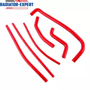 For CAN-AM DS450 DS 450 2008-2015 RED Silicone Radiator Coolant Hose Pipe - Picture 1 of 11