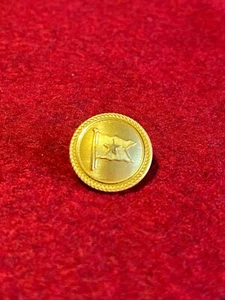 WSL RMS TITANIC OFFICERS JACKET BUTTON, BRASS REPLICA IN STOCK NOW! 1 INCH DIA. - Picture 1 of 6