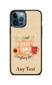Pumpkin Spice Fall Season Custom Phone Case For iPhone 14 Samsung A13 S22 Google - Picture 1 of 4