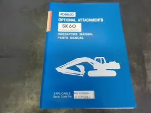 Kobelco SK60 Hydraulikhammer optionale Anbaugeräte Teile Handbuch S3LE7104 - Bild 1 von 7