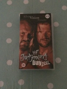WWF Judgment Day 2001 VHS WWF/WWE Wrestling Stone Cold Steve Austin Triple H - Picture 1 of 9