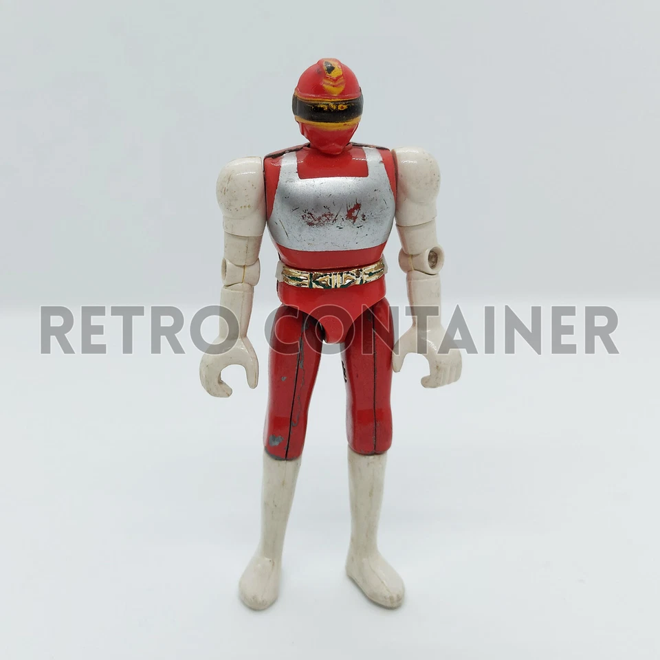 Vintage Robot Die-Cast Turbo Ranger Kousoko Super Sentai Power Rangers Denjiman - Immagine 1 di 1