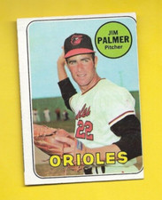 1969 Topps Jim Palmer #573 Baltimore Orioles EXCELLENT M/C FREE SHIPPING