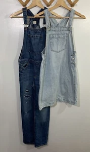 Gap Denim Lot Overalls Pants Dress Kids XL - Picture 1 of 11