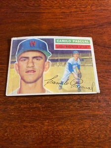 1956 Topps White Back #98 Camilo Pascual. VG - Picture 1 of 2