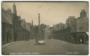 CROSS & CASTLE STREET, TURRIFF - Aberdeenshire Postcard - Gammie (P1102) - Picture 1 of 2