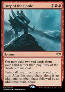 FURY OF THE HORDE NM Speed vs Cunning MTG Red - Sorcery Rare - Bild 1 von 1
