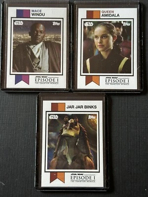 2024 TBT Star Wars Throwback Thursday Set 8 Mace Windu, Padme Amidala, Jar Jar - Image 1 of 2