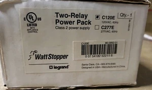 THE WATT STOPPER TWO-RELAY POWER PACK C120E Legrand 120VAC, 60HZ 1Z-1675-A11 - Picture 1 of 2