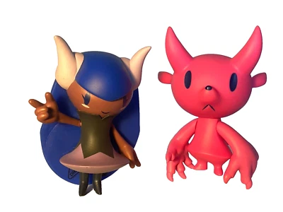 Rare Touma & Play Imaginative Vinyl Figure Set | Hell Hound & Trickster 5" - Image 1 of 4