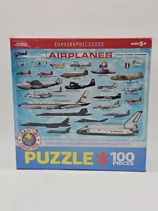 Eurographics Jigsaw Puzzle Airplanes Smart Kids Collection 100 Pieces - Picture 1 of 3