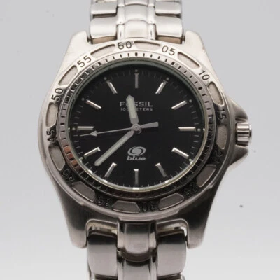 Fossil Quarzo Orologio da Uomo 36MM Bellissima Condizioni Vintage Polso Stato - Immagine 1 di 4