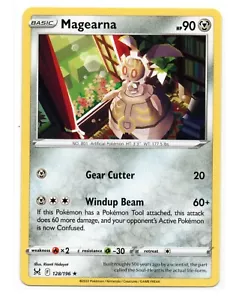 Pokémon TCG Magearna 128/196 Verlorener Ursprung Rare Non-Holo Nintendo Game Freak NM-MT - Bild 1 von 2