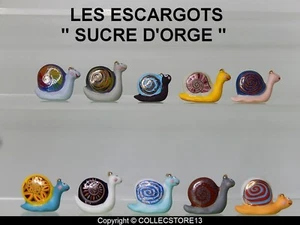 SERIE COMPLETE DE FEVES LES ESCARGOTS SUCRE D'ORGE - Picture 1 of 1