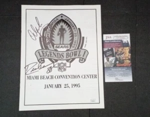 Drew Pearson Autographed Program JSA Certified NFL Football Memorabilia-1 # - Picture 1 of 4