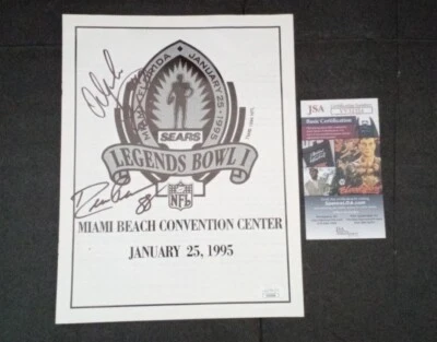 Drew Pearson Autographed Program JSA Certified NFL Football Memorabilia-1 # - Image 1 of 4