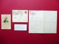 Autografo Umberto Giordano Lettera Grand Hotel Belle Vue Baveno 1905 Musica