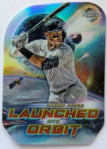 AARON JUDGE 2023 Topps Chrome Cosmic Launched Into Orbit #LIO-1 NEW YORK YANKEES - Picture 1 of 2