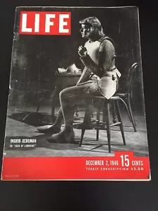 Vintage LIFE Back Issue December 2, 1946 Magazine - Actress Ingrid Bergman - Picture 1 of 2