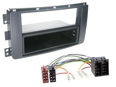 Einbauset DIN Autoradio für Smart ForFour 454 ForTwo 451 ISO - Bild 1 von 3