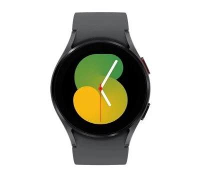 SAMSUNG Galaxy Watch5 BT with Bixby & Google Assistant - Graphite 40mm UK Stock - Image 1 of 4