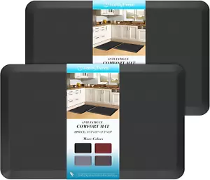 2 PCS Kitchen Mat Cushioned Anti-Fatigue Floor Mat, Heavy Duty Ergonomic Comfort - Picture 1 of 12