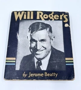 WILL ROGERS BY JEROME BEATTY  - Saalfield 1935 #1576 softcover - Bild 1 von 8