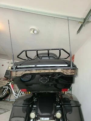 Paquete de 2 antenas de radio eléctricas AM/FM/XM/CB Black Whip de 16" para Harley-Davidson Foto 1 de 4