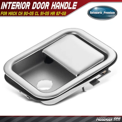 Manija de puerta exterior totalmente cromada para pasajeros para Mack CH 90-05 CL 91-05 MR 87-02 Foto 1 de 4