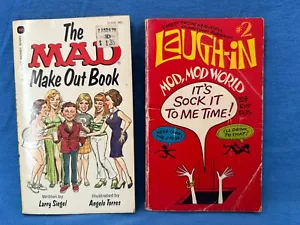 1969 Rowan & Martin Laugh-in #2 Mod, Mod World + 1979 The MAD Make Out Vtg Books - Picture 1 of 17