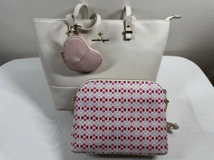 Nanette Lepore 3 Piece Matching Handbag Satchel Set NEW!! EASTER or MOM DAY - Picture 1 of 22
