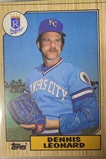 Dennis Leonard 1987 Topps Baseball 38  Kansas City Royals