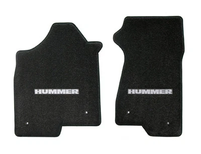 ¡NUEVO! Alfombrillas NEGRAS 1997-1999 HUMMER H1 Bordado Script Logo Par  Foto 1 de 4