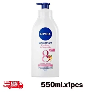 Body Lotion High Vitamin C Nivea Extra Bright Radiant & Smooth Body Lotion 550ml - Picture 1 of 6