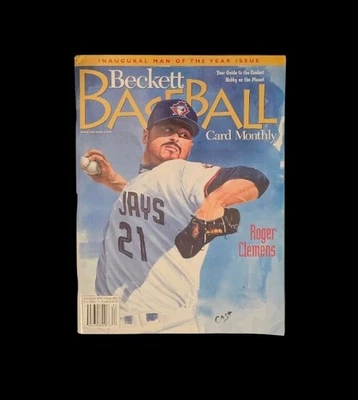 1997 BECKETT BASEBALL CARD MONTHLY MAGAZINE INAUGURAL MAN OF THE YEAR ISSUE #153 - Image 1 of 4