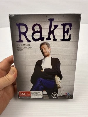Rake Complete Series 1 And 2 Boxset New Sealed DVD Region 4 ABC 7 Discs - Image 1 of 4
