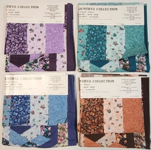 Spectrix Quilt Fabric Patchwork Squares Frank Nelson Bountiful Pillow Pattern - Picture 1 of 24