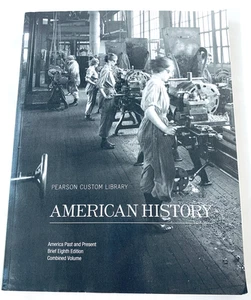 American History Pearson Custom Library by Pearson Staff (Trade Paperback) - Imagen 1 de 11