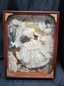 F3 “Tea in the Garden” Lorella Collections Shadow Box - Picture 1 of 9