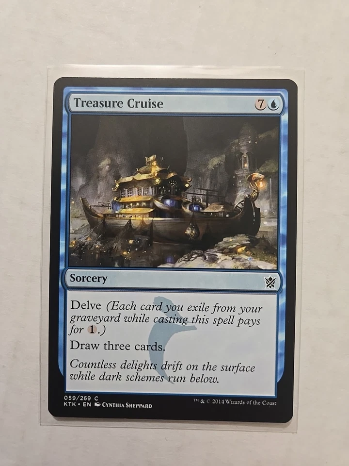 Treasure Cruise - Khans of Tarkir - LP - MTG Magic - Common - Sorcery  - Image 1 of 1