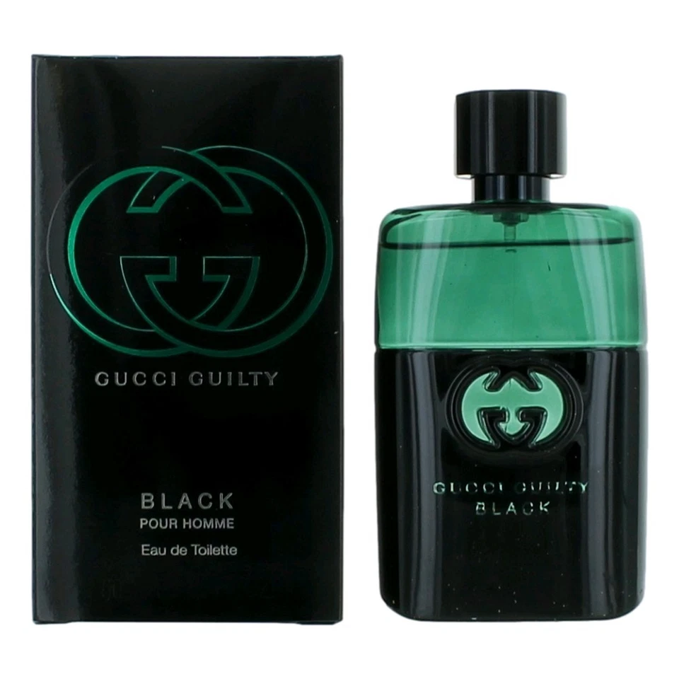 古驰 Guilty Black Pour Homme 男士 1.6 盎司淡香水喷雾 — 第 1/1 张图片