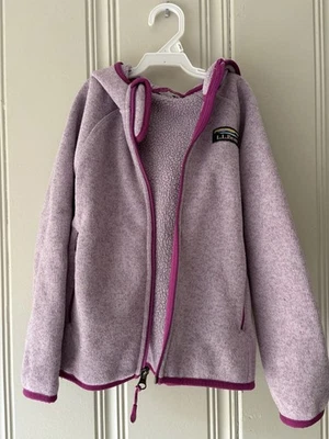 Suéter de lana con capucha para niñas Llbean talla mediana (niños pequeños) 5-6 Foto 1 de 4