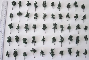 MODEL TREES /bushes N / 00 gauge railway architectural 50 Dark green . Used VG. - Picture 1 of 6